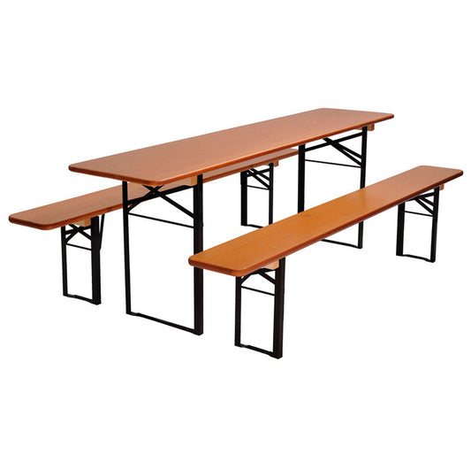 Authentic German Made Oktoberfest Tables and Benches Standard Width Tables