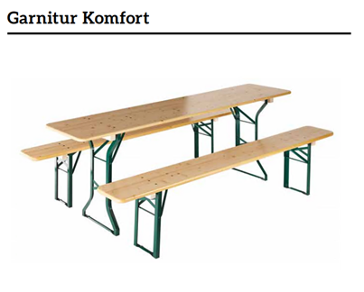 Outdoor Cover for Beer Garden Table Benches